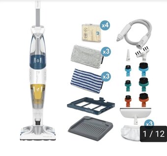 Tyčový parní vysavač Rowenta Clean and Steam Multi RY8561WH - 2