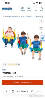 Detska houpacka 3v1 - 2