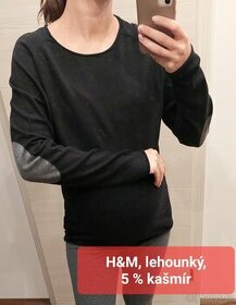 Vel. M/L H&M Pánský svetr s kašmírem - 2