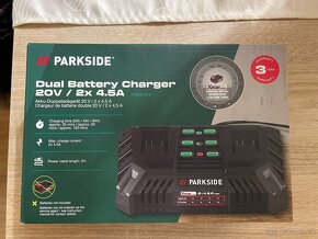 Aku dvojitá nabíječka 20 V 2x 4.5 A - 2
