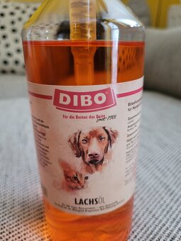 Lososový olej pro psy a kočky zn. Dibo, 500 ml - 2