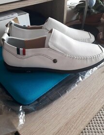 Prodám nové, kožené boty, velikost 42. (Vel. vložek 28cm) - 2