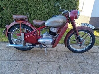 Jawa 350/18 pérák 1951 s TP v patině po rekonstrukci. - 2