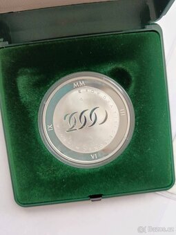 2000kč ČNB konec Milénia 2000 Zlato/Stříbro - 2