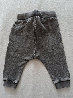 Tepláky vel. 62, styl denim - 2
