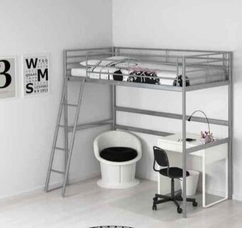 ZDARMA DOPRAVA vyvýšená patrová postel ikea. Možno i matraci - 2