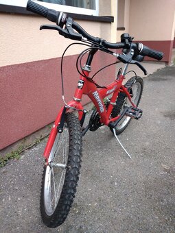 Dětské sportovní kolo 20" červená barba - 2