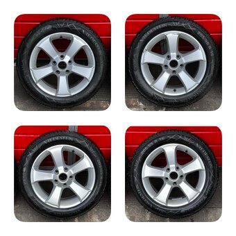 Original ALU kola VW 16" 6,5J ET42 zimní pneu 205/55/R16 - 2