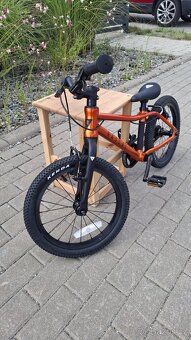 Prodám dětské kolo Rascal 16, červené - 2