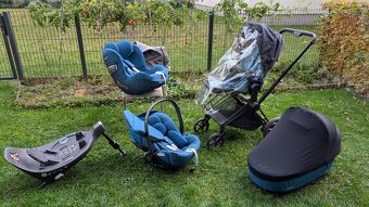 Cybex e-Priam elektrokočárek + 2 autosedačky + báze + korba - 2