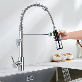 Kuchyňská baterie Auralum se spirálovou pružinou - 2