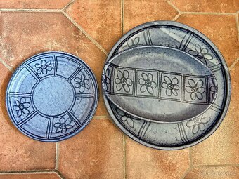 Sada modrého kamenického nádobí - 2