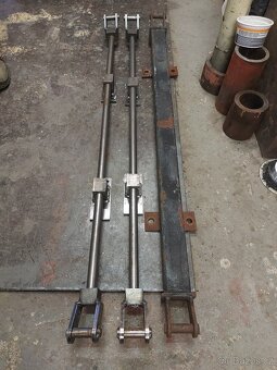 Multicar/multikar M25 - spodné priečne držiaky/nosníky korby - 2