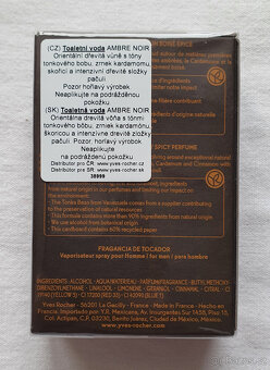 Yves Rocher - Ambre Noir 50 ml, pánská tolatení voda, NOVÁ - 2