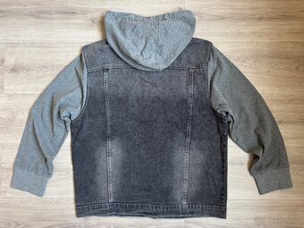 Riflová bunda/mikina vel.L - 2