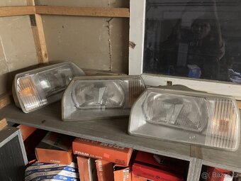 Světlomety Škoda Favorit starší originál a nové neoriginál - 2