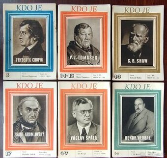 Antikv. sbírka životopisů "Kdo je"...(+mn.slevy) - 2