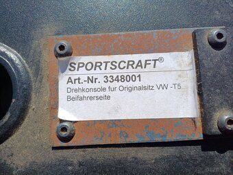 Otočná konzole Transporter T5 T6 - 2