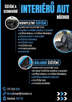 Čištění a ozonování interiérů aut Náchod - 2