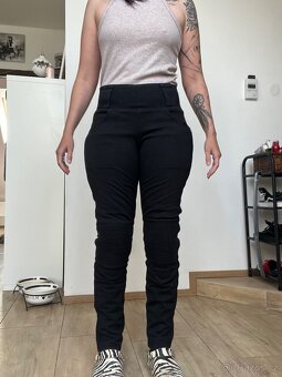 Dámské prodloužené legíny na motorku Trilobite Leggings long - 2