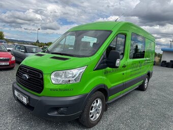 Ford Transit 2.0 TDCI, 2016,149 tis km, 6 míst,1.Majitel, ČR - 2