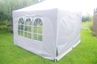 Zahradní nůžkový altán s bočnicemi 3x3m - 2
