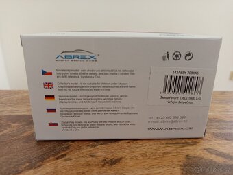 Model Škoda Favorit 136L VB 1:43 - 2