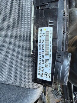 Panel klimatizace / ovládání topení mercedes w164 w251 ML GL - 2