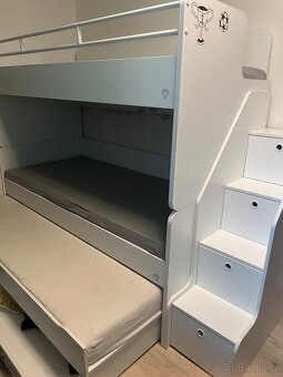 Patrová postel Čilek pro tři děti - 2