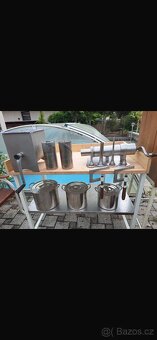 Dřevěná udírna s příslušenstvím a šunkovarem - 2