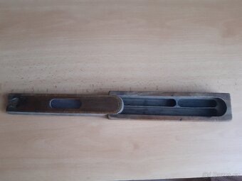 starožitný dřevěný penál - 2