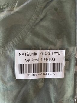 Vojenské triko - nové - 2