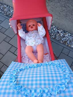 Kočárek s panou - retrohračka - 2