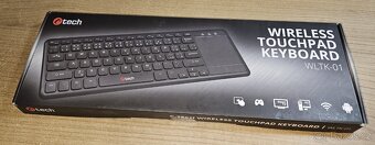 Bezdrátová klávesnice C-TECH WLTK-01 s touchpadem - 2