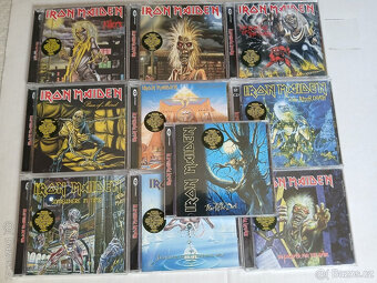 🇬🇧 IRON MAIDEN 🇬🇧 – 10  CD 💿 NEHRANÉ - TOP STAV - 2