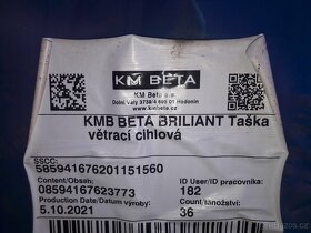 Větrací taška KM Beta Briliant cihlově červená - 2