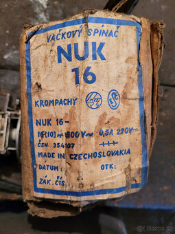 Vačkový přepínač NUK 16 - 2