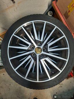 Alu kola Torino 17", 5x100, Barum Bravuris 215/40/R17 - 2