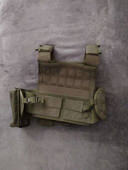 Taktická vojenská airsoft vesta + sumky - 2