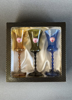 3x barevná sklenice, dárková sada, Lauscha Glas - 2
