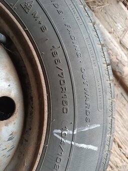 2ks 4-5mm OBUTÉ 195/70/R15C DUCATO JUMPER BOXER - 2