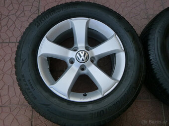 Zimní alu sada originál VW Tiguan 5x112 6,5Jx16 ET33 - 2