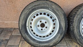 5x120 R16 VW T5 T6 Plechové kola + zimní pneu - 2