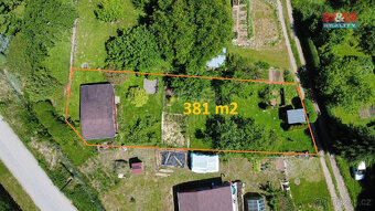 Prodej zahrady s chatkou, 381 m², Písek - 2