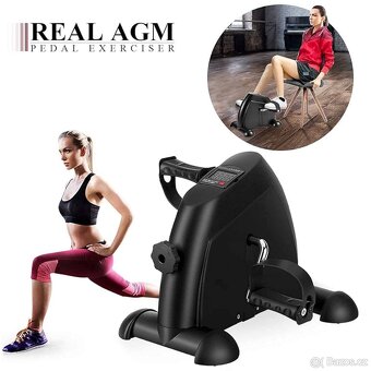 Nové mini fitness kolo AGM černé B07H3JX9CV - 2