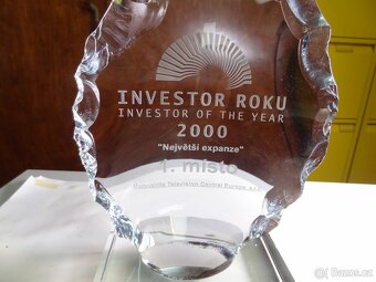 Ocenění INVESTOR ROKU 2000, Vyznamenání. - 2