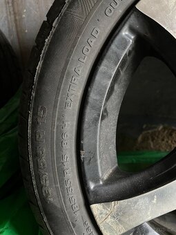 Prodám sadu alu kol et20 s letním pneu Continental - 2