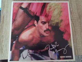 Originál podpis Peter Freestone...Freddie Mercury LP - 2