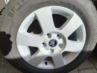 ALU disky originál Škoda 5x112 r15 (sada č.4) - 2