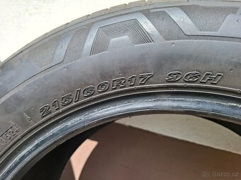 Prodám sadu nových letních pneu NEXEN 215/60 R17 - 2